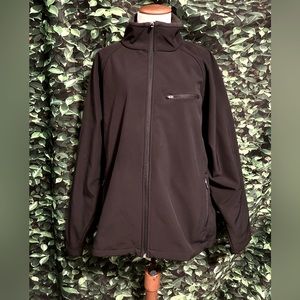 Nordic Track Soft Shell Jacket Mens Large Black